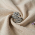 Blomstrende zirkonring
