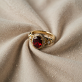 Rubin halo knuteringsring