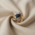 Blå orbita ring geometri