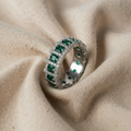 Grønn evighet ring