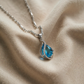 Aqua | damesmykke med klar safir