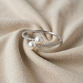 Duo helmi pavé armbånd