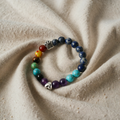 Minnedekorasjon regnbuebroen – 7 chakra-perler